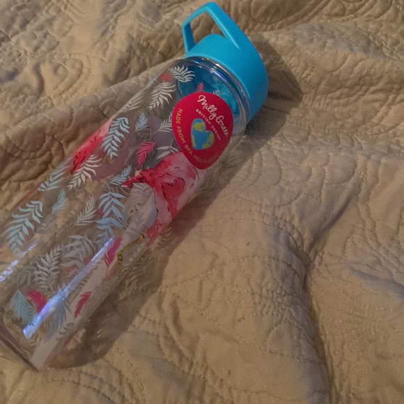 Milly Green -Flamingo Water Bottle, New - Picture 5 of 7